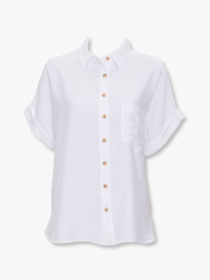 Cuffed-sleeve Pocket Shirt