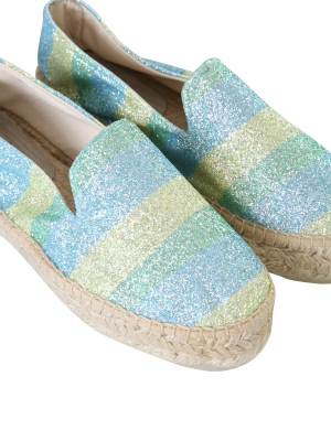 Manebí Striped Platform Espadrilles