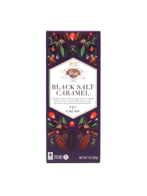 Black Salt Caramel Exotic Chocolate Bar