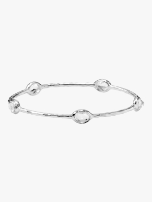 Rock Candy Clear Quartz Bangle