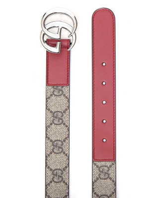 Gucci Kids Gg Buckle Belt