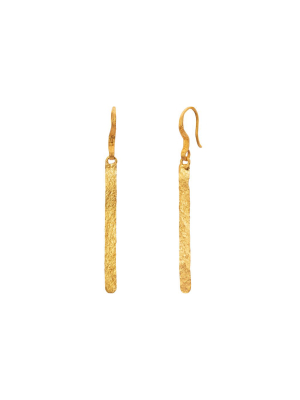 Hammered Gold Earrings