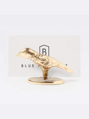 Blue Pheasant Hailey Cardholder (set Of 4) - Gold