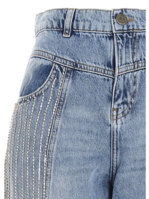 Twinset Bezel Fringed Jeans