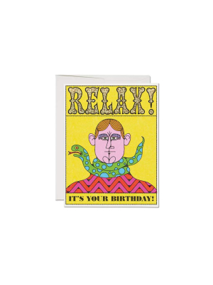 Relax Birthday Card