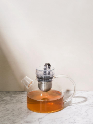 25 Oz Glass Kettle Teapot