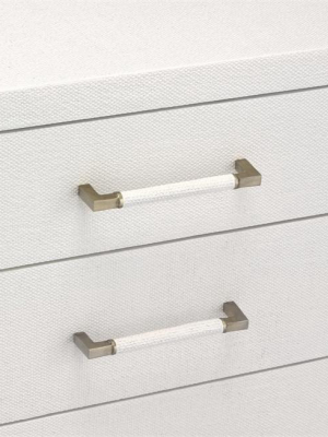 Taylor 5 Drawer Chest In White