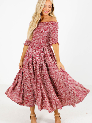 Keep On Dancing Floral Midi Dress