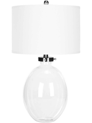 Nelson Clear Glass Table Lamp (set Of 2)