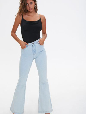 Clean Wash Flare Jeans