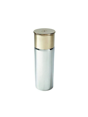 Pewter & Brass Cartridge Flask