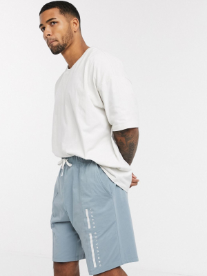 Asos Unrvlld Supply Lounge T-shirt And Pintuck Short Pajama Set