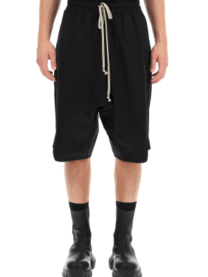 Rick Owens Drawstring Waist Shorts