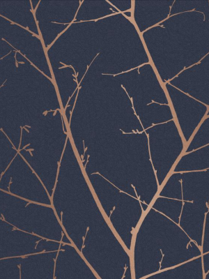 Boreas Wallpaper In Midnight From The Exclusives Collection By Graham & Brown