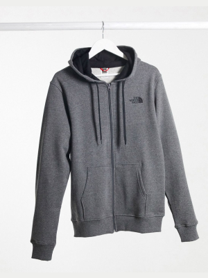 The North Face Open Gate Full Zip Hoodie In Gray
