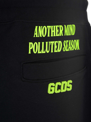 Gcds Graphic Printed Drawstring Shorts