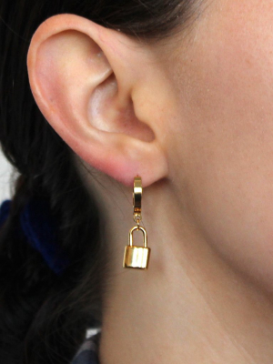 Boho Padlock Earrings