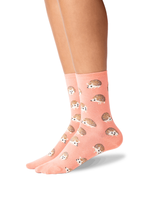 Women's Hedgehog Crew Socks