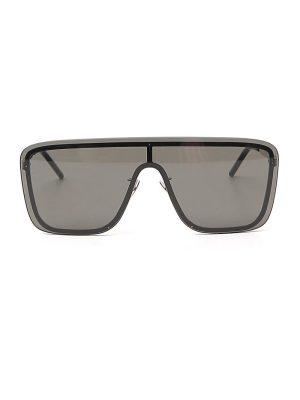 Saint Laurent Eyewear Mask Frame Sunglasses