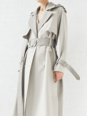 Sustainable Water-resistant Trench Coat