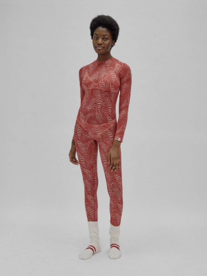 Static Mesh Catsuit Red/shifting Sand