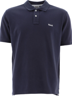 Woolrich Logo Embroidered Polo Shirt