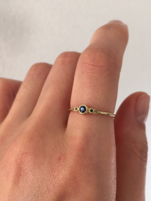 Sapphire Journey Ring