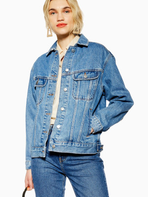 Blue Oversized Denim Jacket