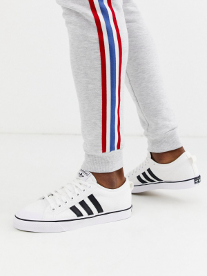 Adidas Originals Nizza Sneakers In White