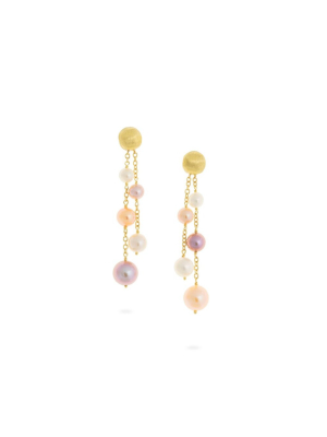 Marco Bicego® Africa Pearl Collection 18k Yellow Gold And Pearl Double Strand Earrings