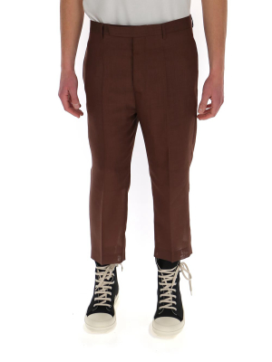 Rick Owens Semi-sheer Cropped Pants