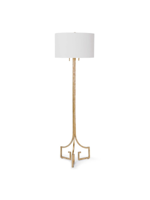 Le Chic Floor Lamp In Antique Gold Leaf