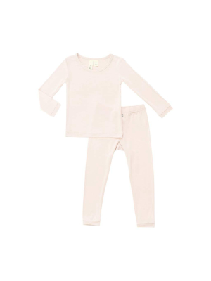 Toddler Pajama Set In Blush