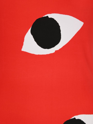 Comme Des Garçons Eye Printed Bodysuit