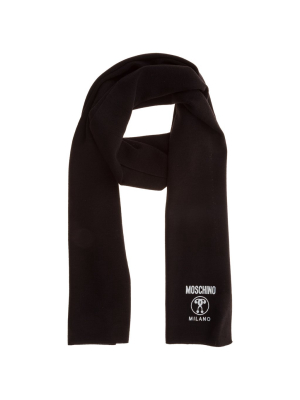 Moschino Double Question Mark Scarf