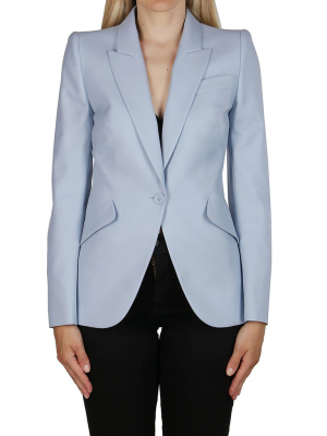 Alexander Mcqueen Peak Shoulder Blazer