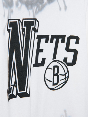 Nba Brooklyn Nets Tie Dye Flea Market Long Sleeve Tee