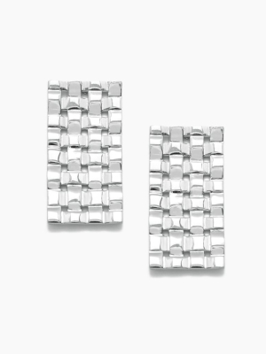 Interlaced Earrings - Silver