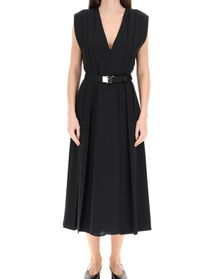 Prada Belted Midi Dress