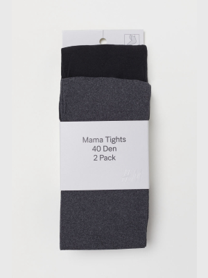 Mama 2-pack 40 Denier Tights