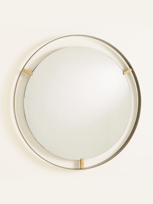 Global Views Floating Mirror - Brass