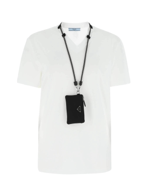 Prada Pouch Detailed T-shirt