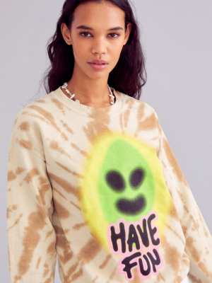 Have Fun Alien Crew Neck Sweatshirt