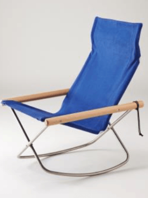 Nychairx Rocking Chair - Blue