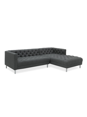 Baxter Deep Chaise Sectional Right Arm Facing