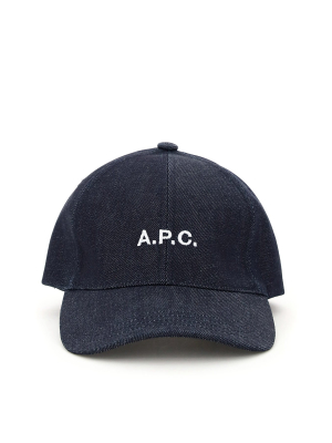 A.p.c. Charlie Denim Baseball Cap