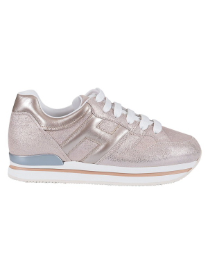 Hogan H222 Metallic Effect Low-top Sneakers