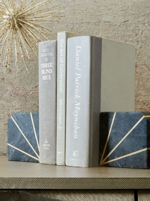 Stone Bookend - Gray Marble