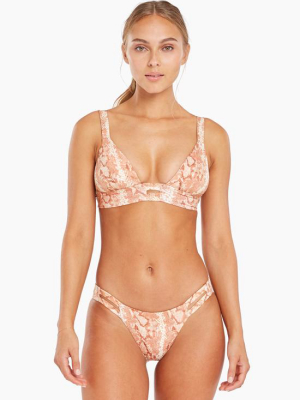 Neutra Bralette Top - Sand Snake