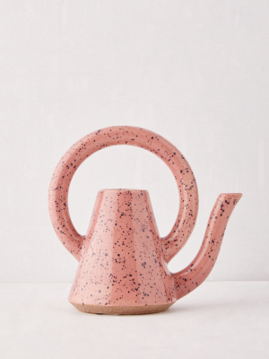 Kiera Speckled Ceramic Watering Can